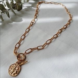 Gold chain with ancient coin ✨